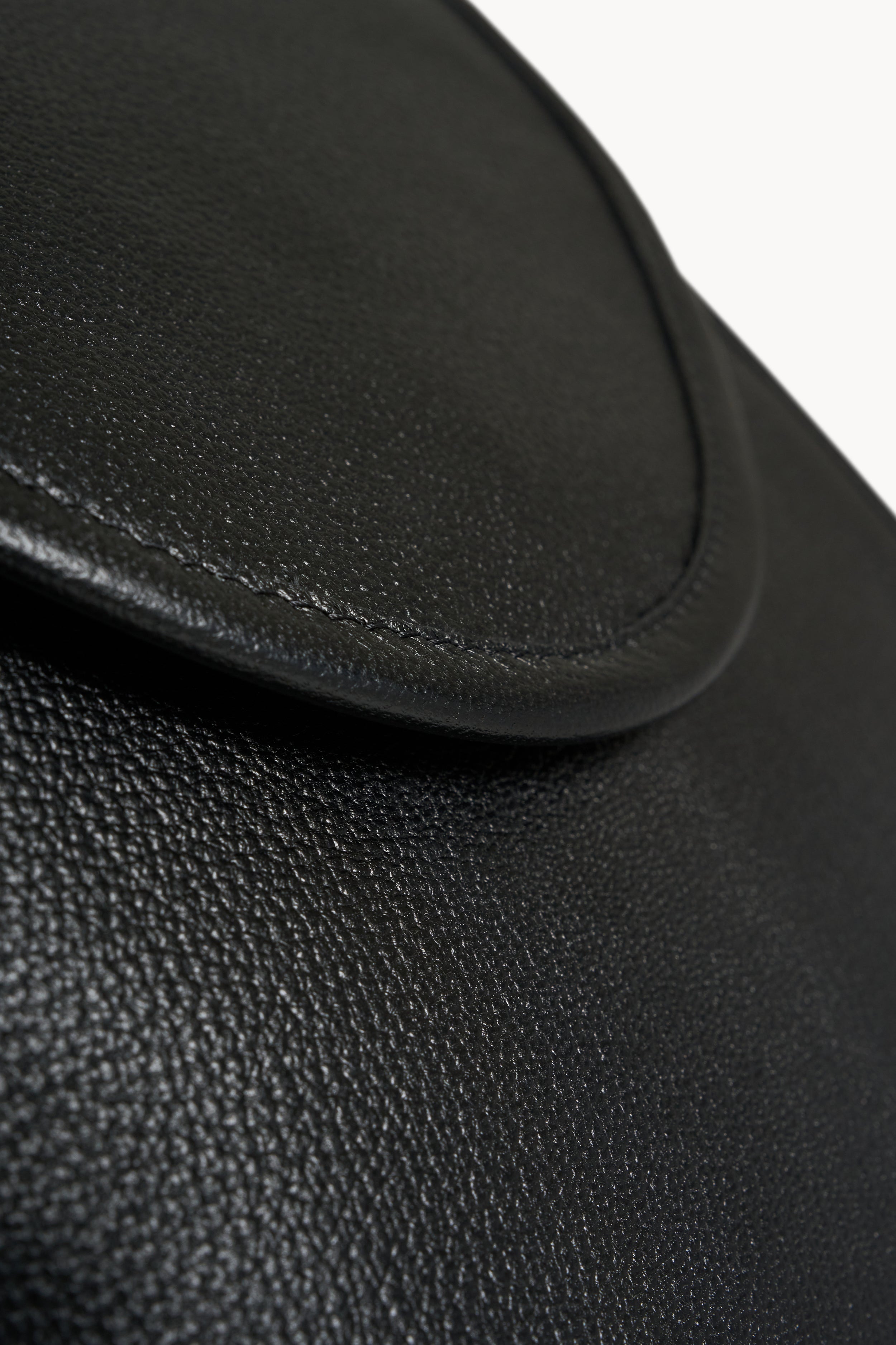 Black Leather Backpack