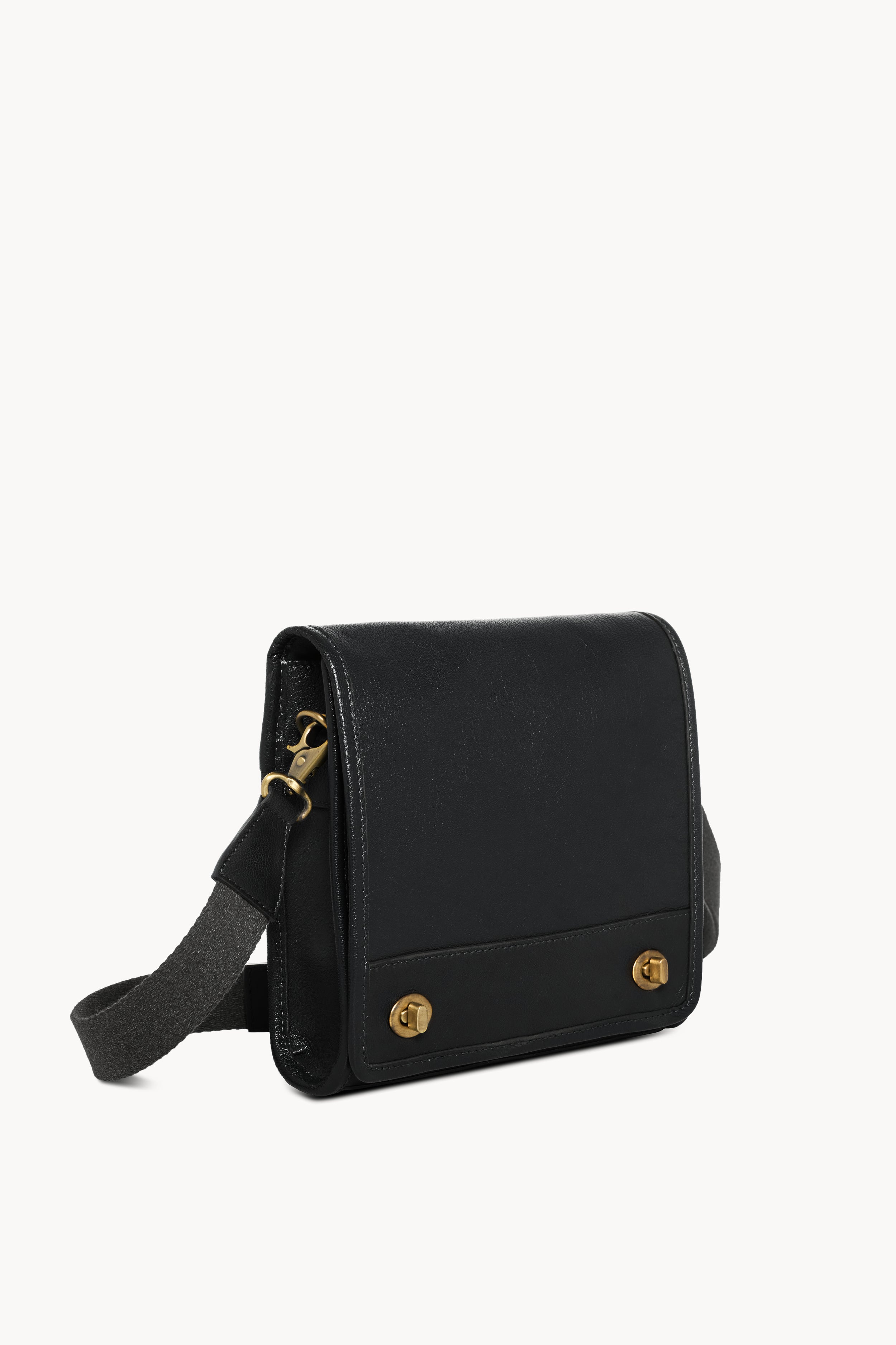 Tracolla Uomo con pattina Nero