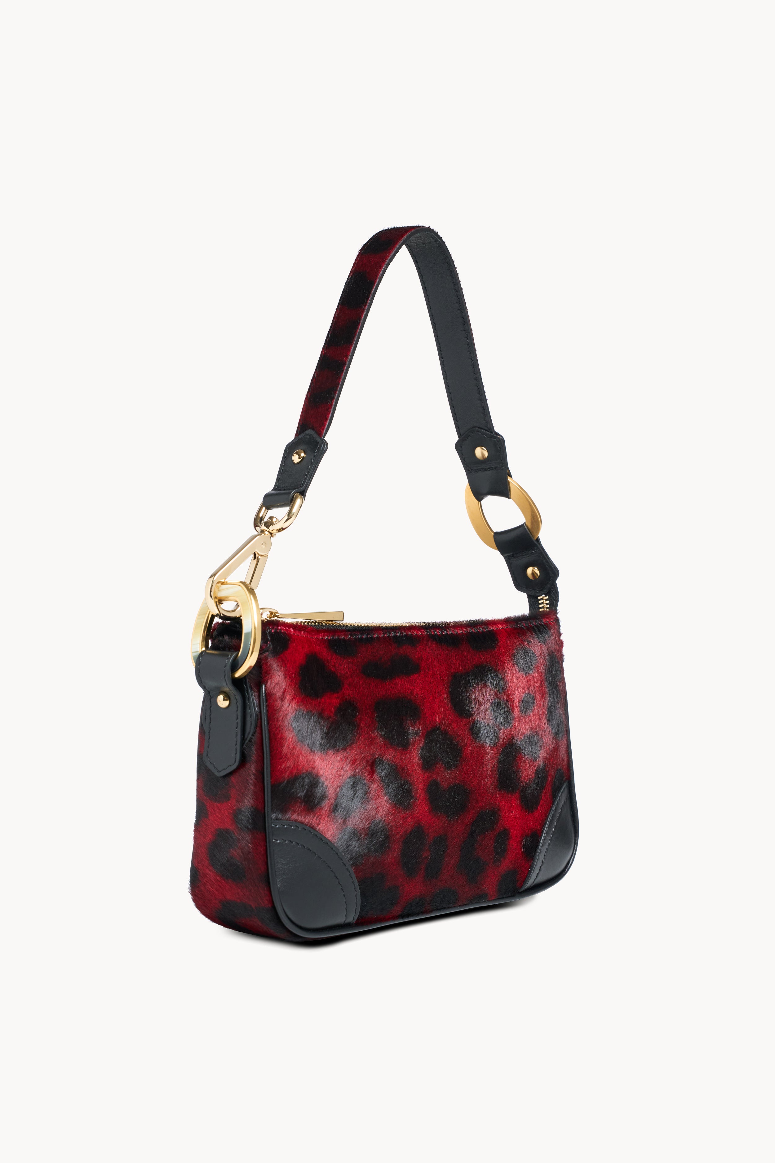 Mini Burgundy horse skin bag