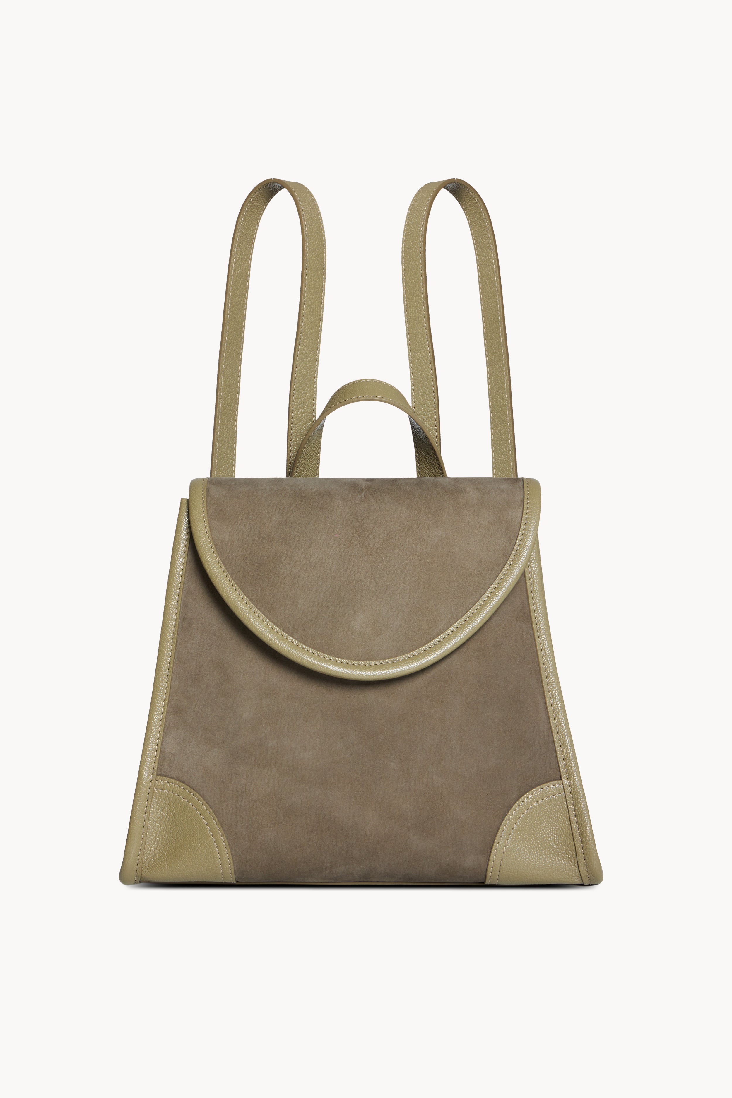 Sage Leather Backpack