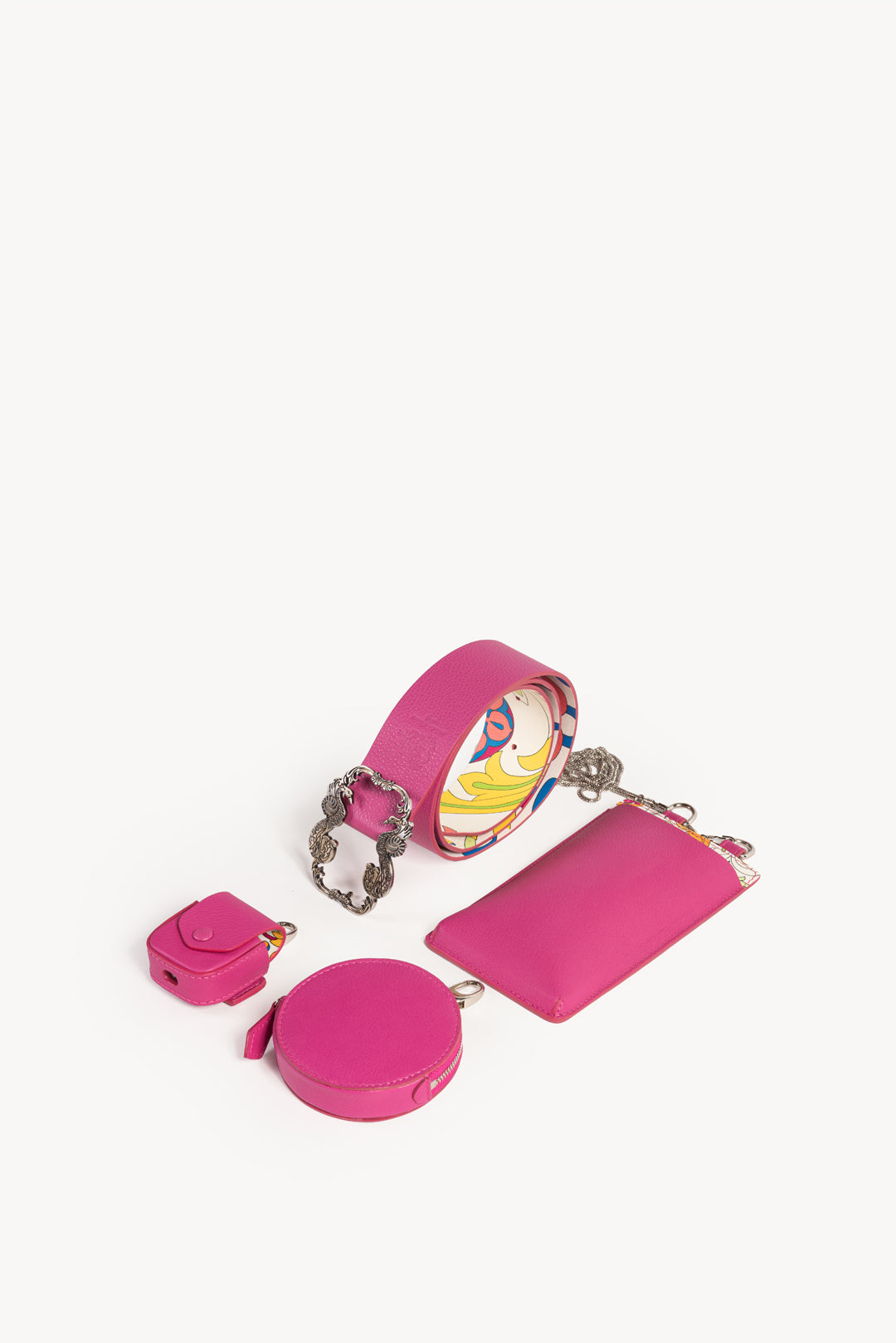 Belt with Charms Complete Set - Fuxia