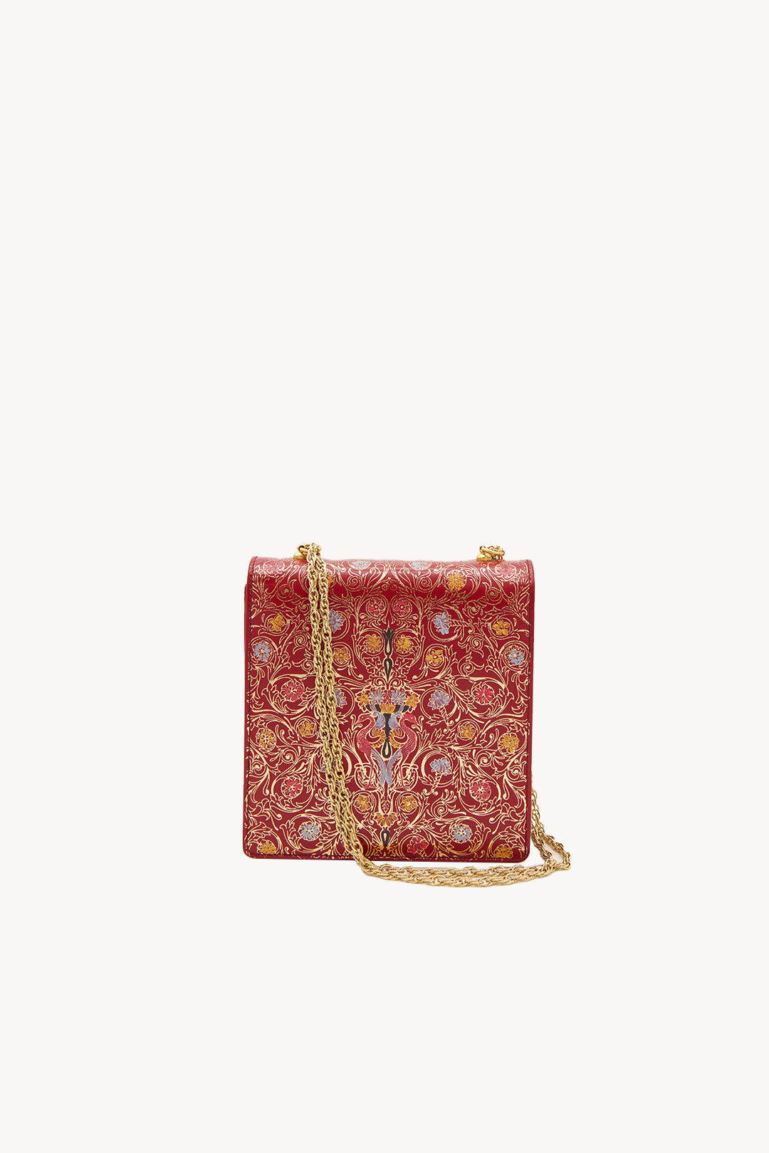 Pochette with chain - Red